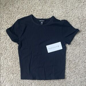 Athleta Black Fitted Tee